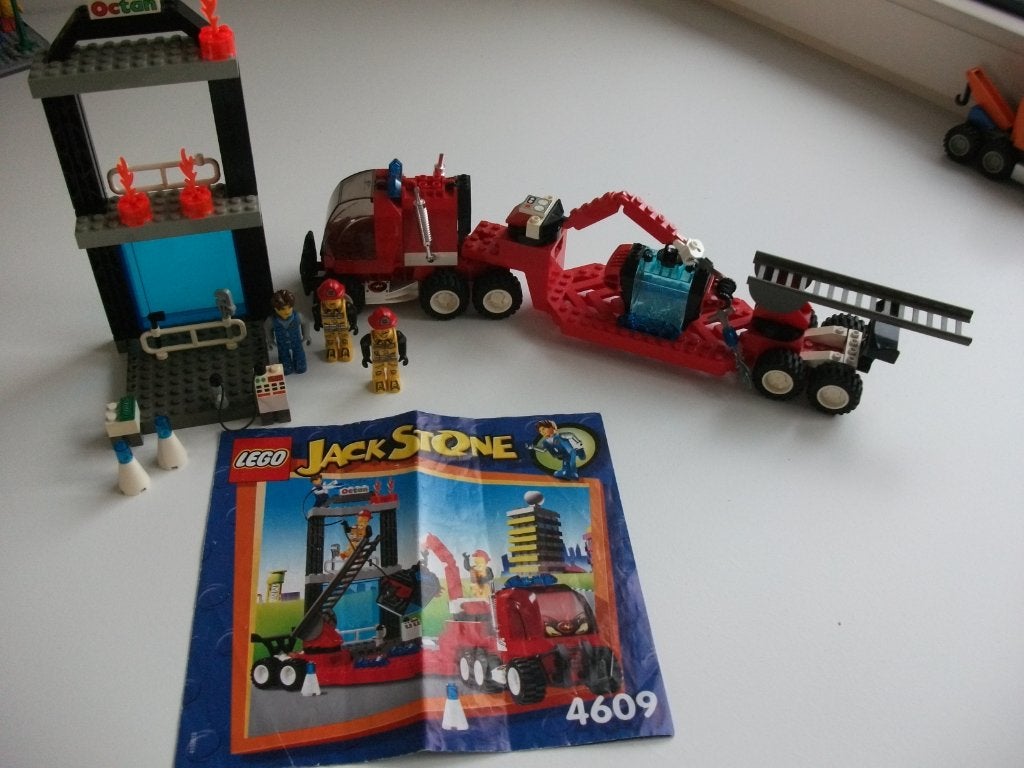 LEGO set 4609 Fire Attack Team, Gebruikt, Lego, Ophalen of Verzenden, Complete set