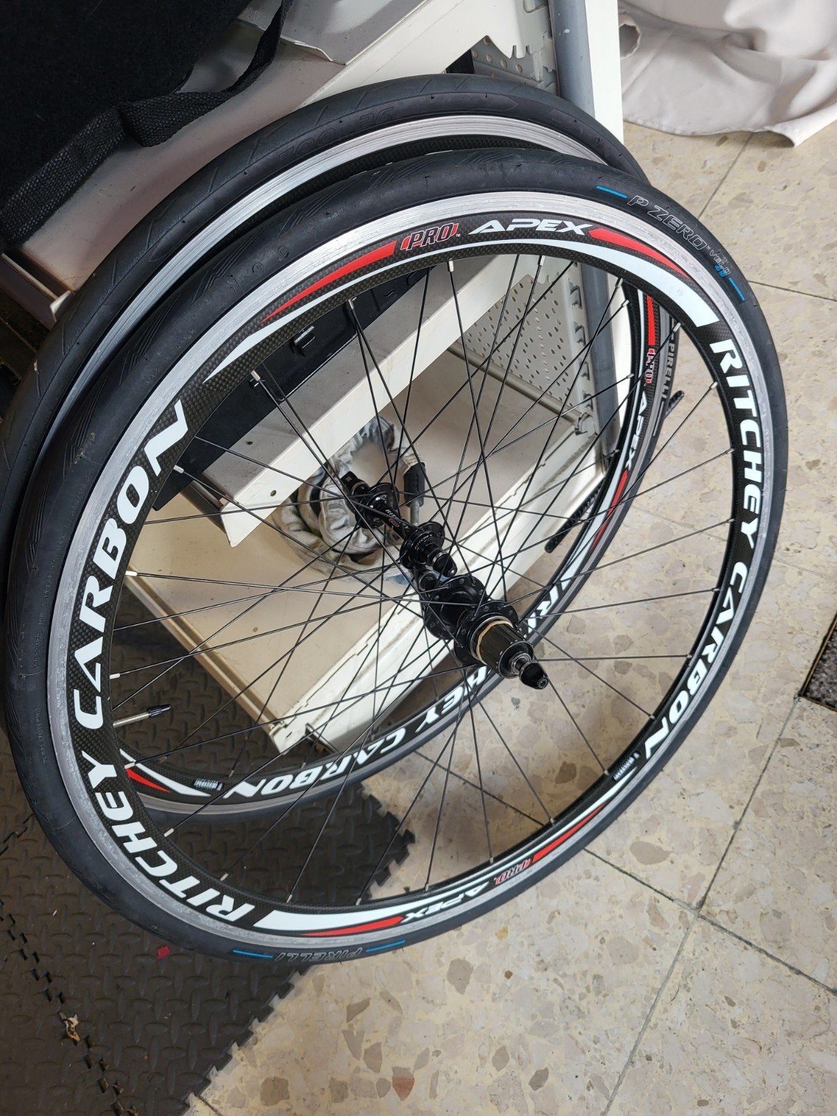 Ritchey Carbon Pro Apex wielset alu carbon 11 speed, Fietsen en Brommers, Fietsonderdelen, Gebruikt, Ritchey, Ritchey, Ritchey