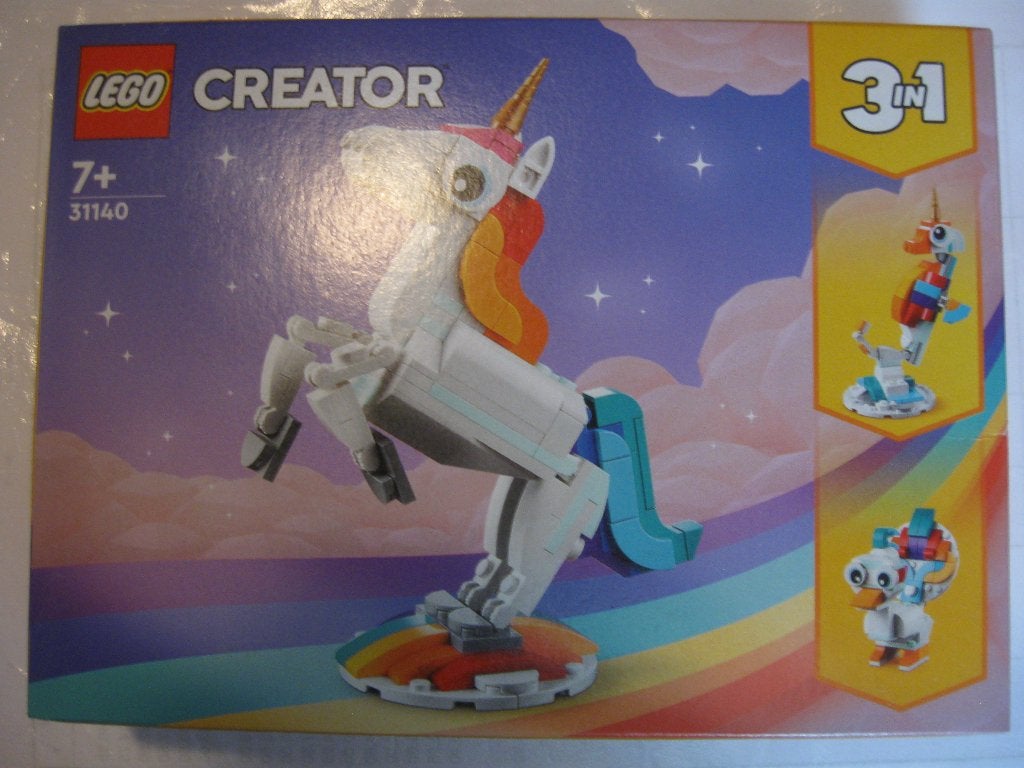 Lego 31140 Creator 3in1 Eenhoorn, Kinderen en Baby's, Speelgoed | Duplo en Lego, Ophalen of Verzenden, Nieuw, Compleet, Lego