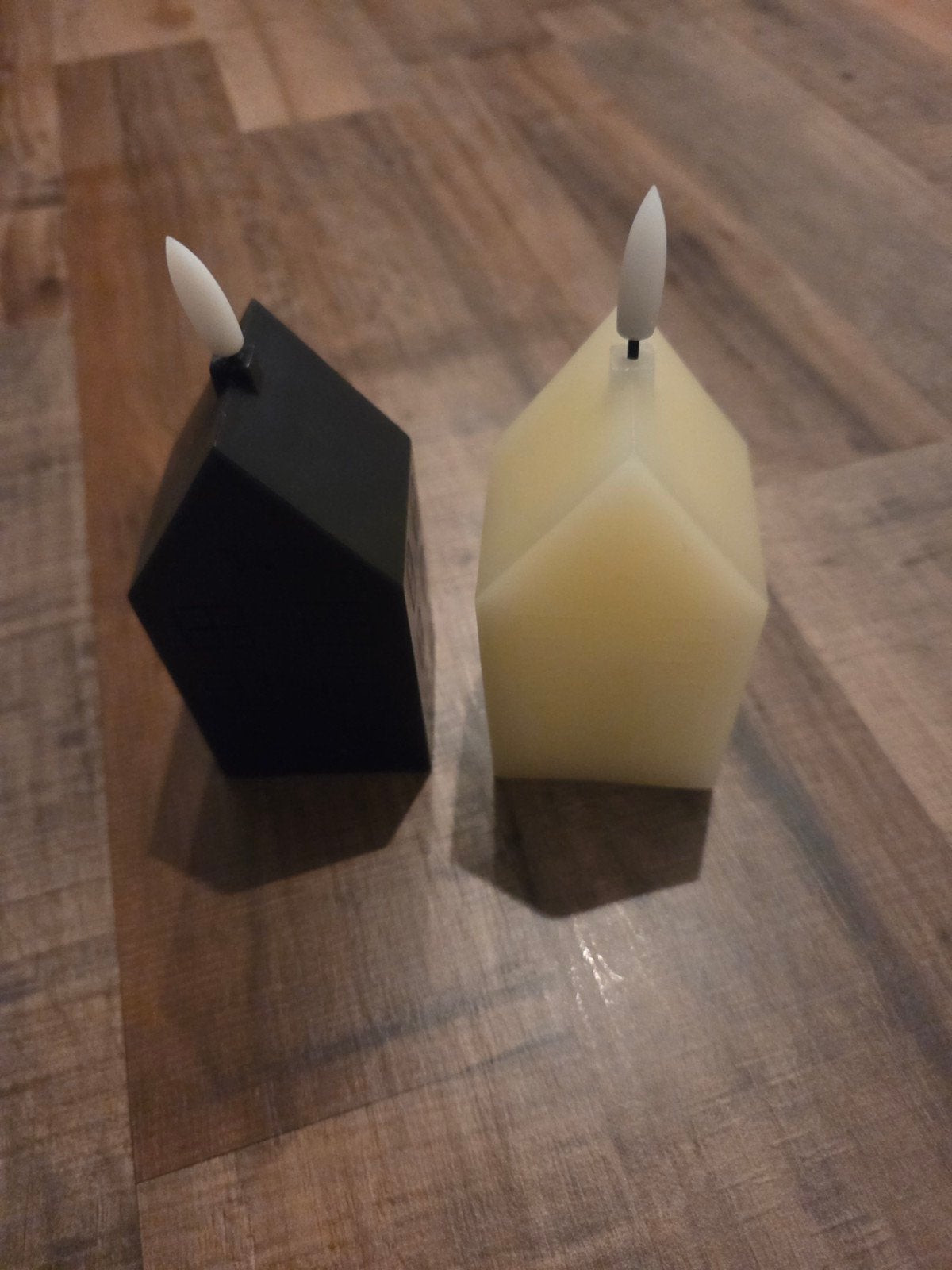 2 wax waxinlicht huisjes, Ophalen of Verzenden
