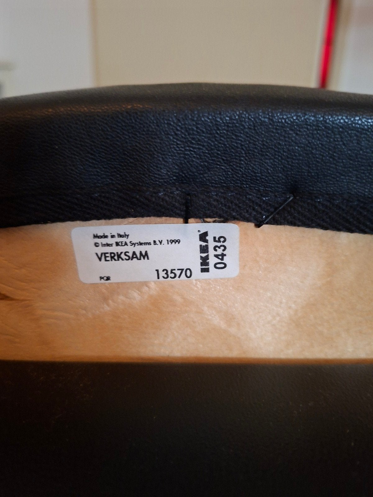 IKEA Verksam Bureaustoel - Zo goed als nieuw., Ophalen, Ergonomisch, Zo goed als nieuw, Zwart
