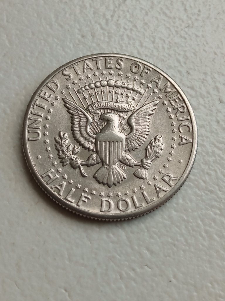 Verenigde Staten 1/2 dollar 1971 D., Ophalen of Verzenden, Noord-Amerika, Losse munt