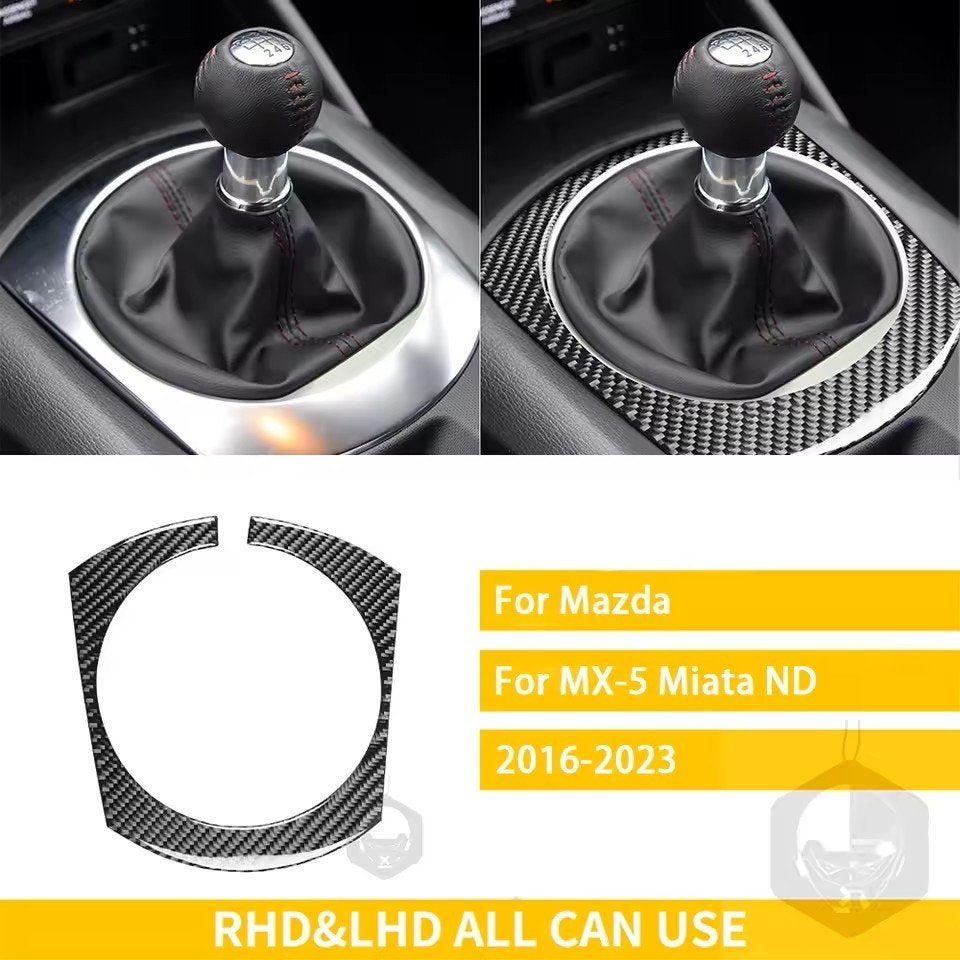 Mazda MX5 ND carbon interieur stickers en deurslot covers, Ophalen of Verzenden, Nieuw, Mazda