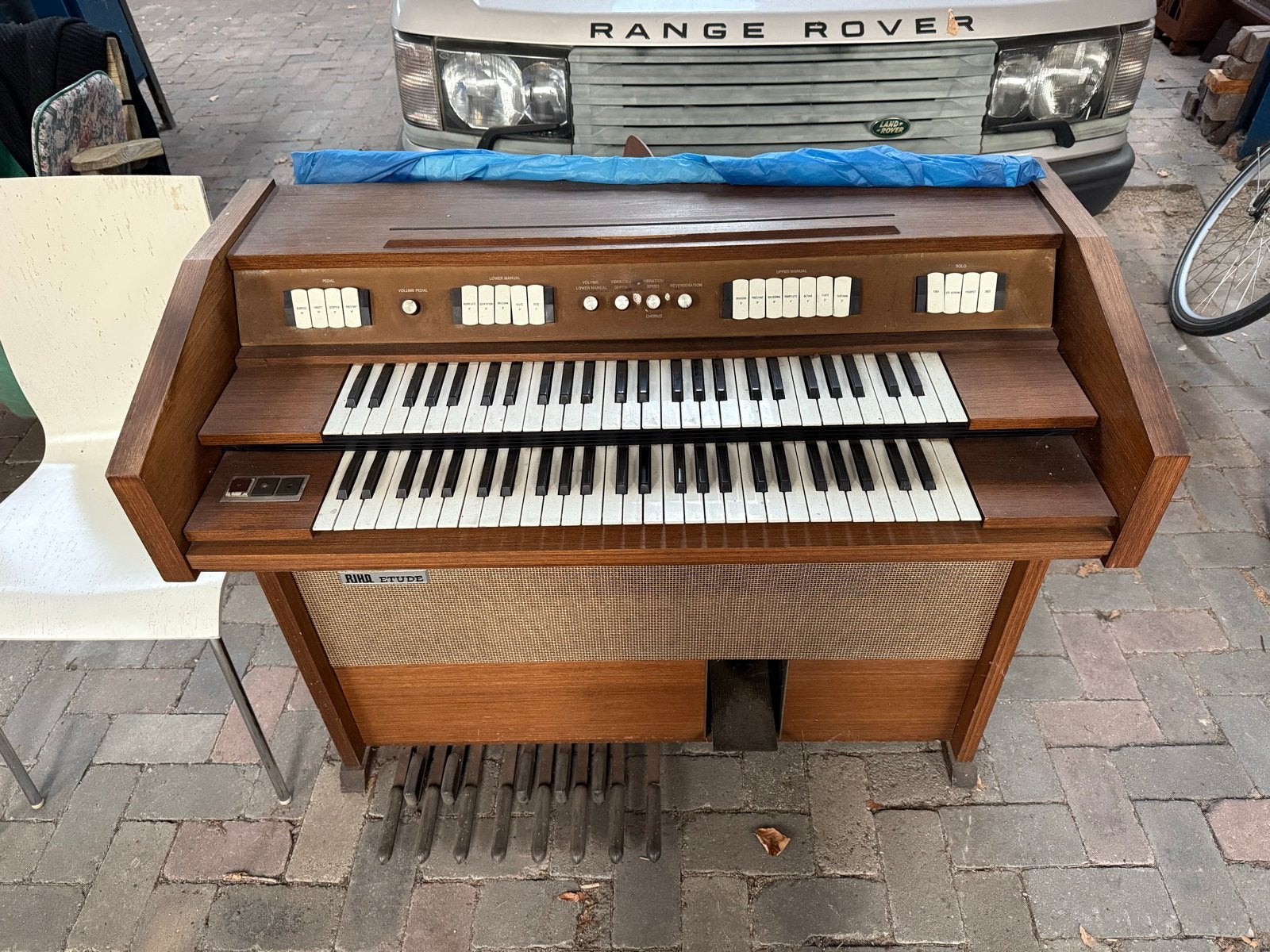 Vintage Elektronisch Orgel met Twee Klavieren, Muziek en Instrumenten, Orgels, Ophalen, Zo goed als nieuw, 2 klavieren, Orgel