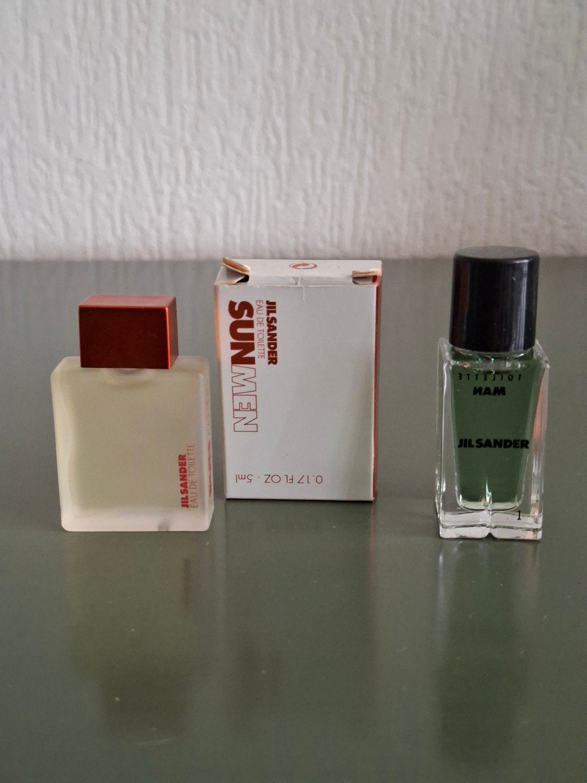 Jil Sander  - Sun Men Edt  6ml- Man EdT- 5ml, Ophalen of Verzenden, Zo goed als nieuw, Miniatuur