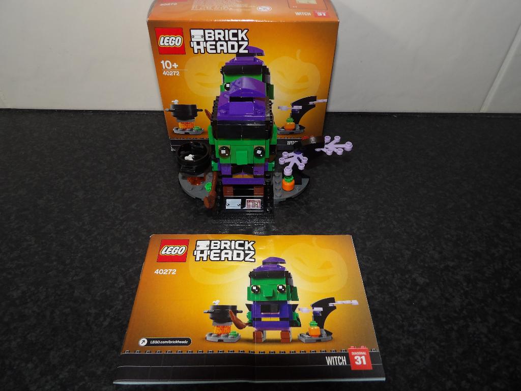 Als nieuw Lego Brickheadz 40272 Halloween heks nr 31 incl do, Compleet, BrickHeadz, Lego, Ophalen of Verzenden