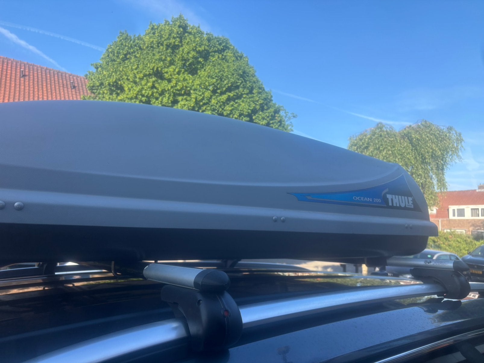 Dak koffer plus dak dragers te huur, Auto diversen, Ophalen of Verzenden, Zo goed als nieuw