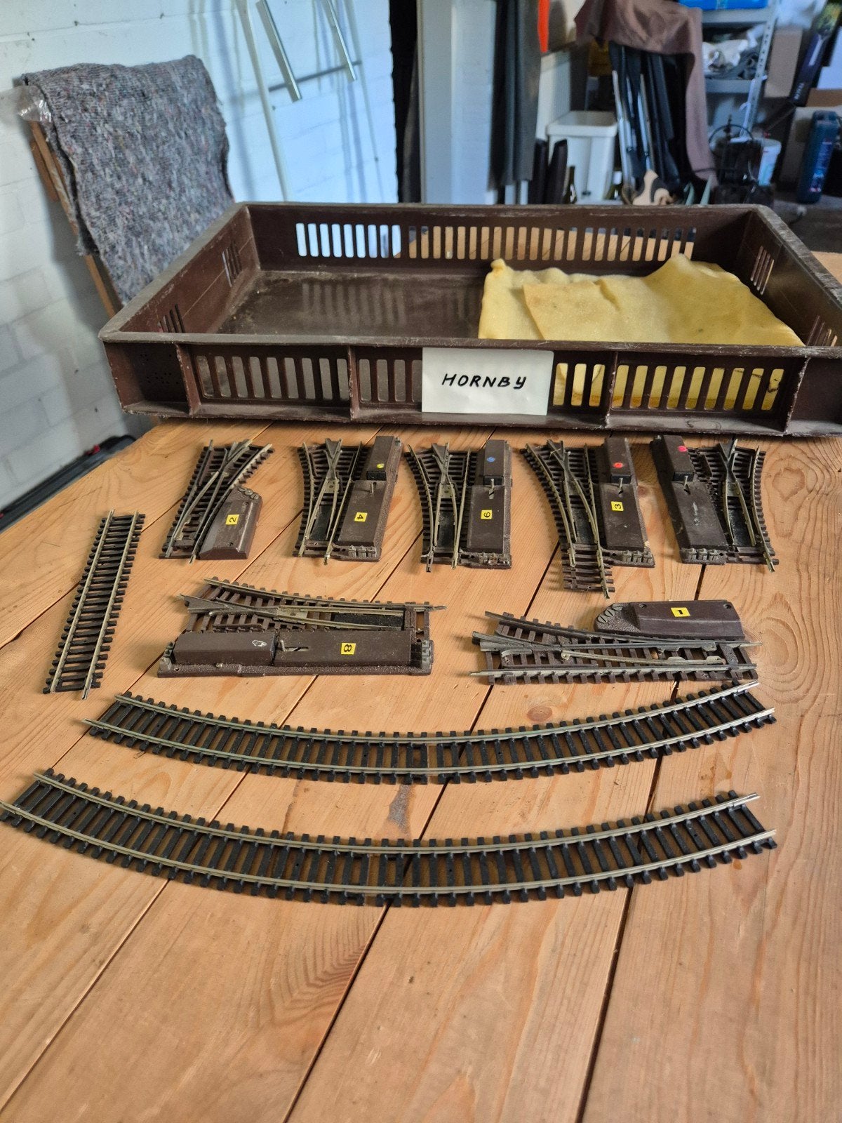 HORNBY rails en wissels, Hobby en Vrije tijd, Ophalen of Verzenden, Gebruikt, Gelijkstroom, Rails
