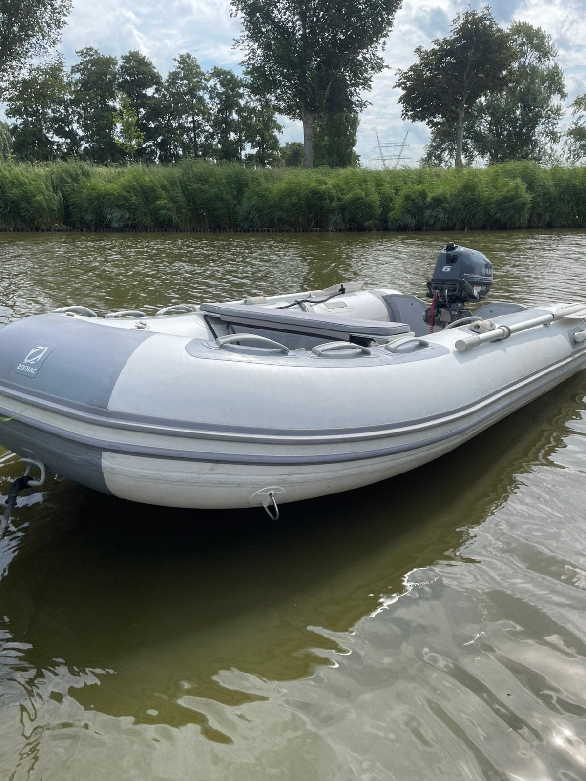 Zodiac cadet 310 alu met Yamaha 6 pk kortstaat 4takt, Watersport en Boten, Ophalen, Aluminium, Yamaha, Zo goed als nieuw
