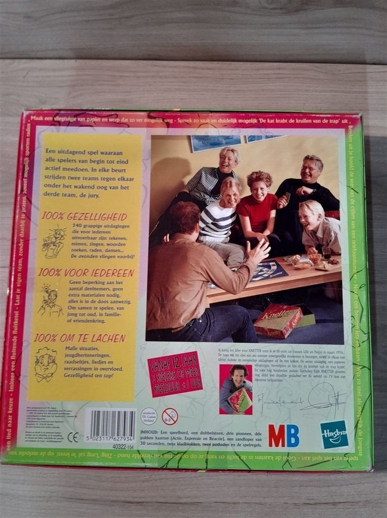 Knetter een te gek spel - s5448, Hobby en Vrije tijd, Gezelschapsspellen | Bordspellen, Verzenden, Zo goed als nieuw