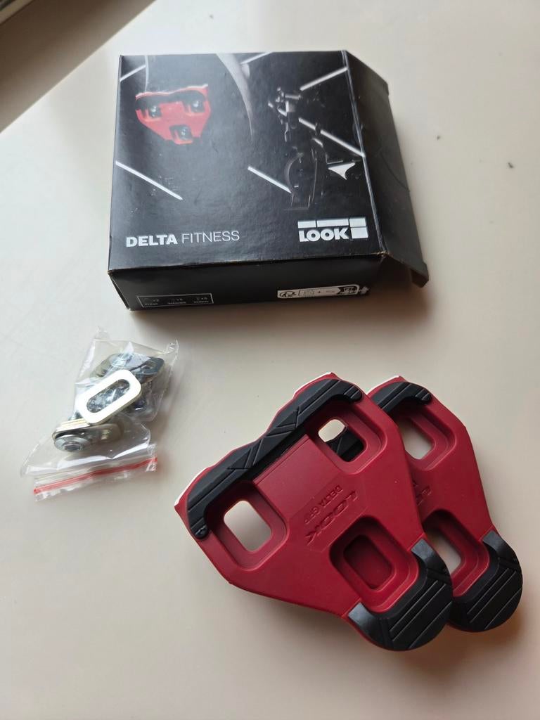 Look Delta Fitness schoenplaatjes rood 9 speling, Ophalen of Verzenden, Nieuw, Crankstel of Pedalen, Look