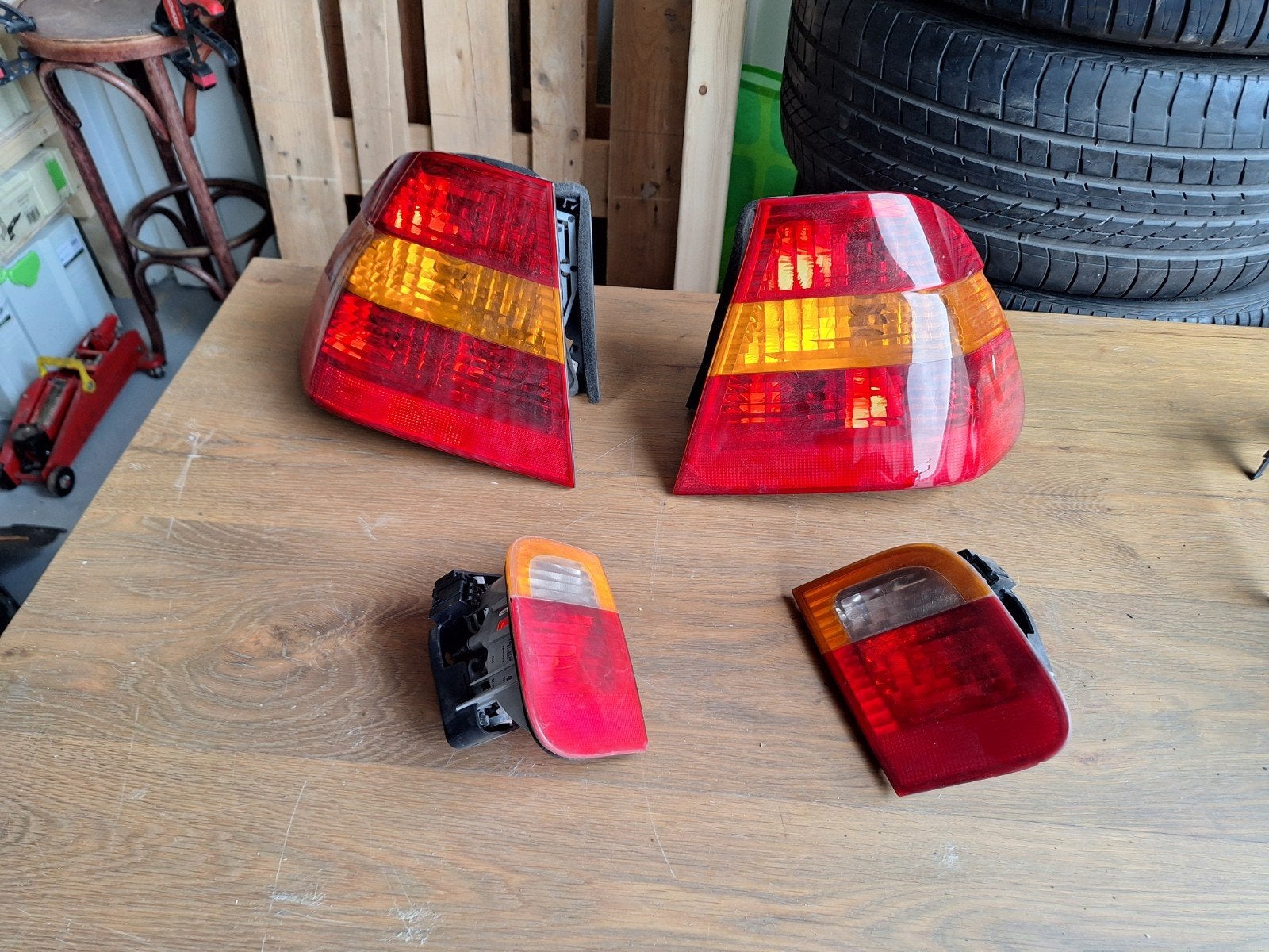 BMW E46 Achterlichten Set sedan facelift, Ophalen, Gebruikt, BMW