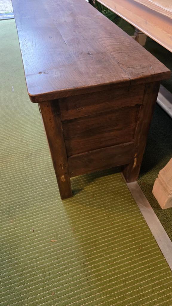 Frans provinciaal kastanje houten dekenkist, Antiek en Kunst, Ophalen