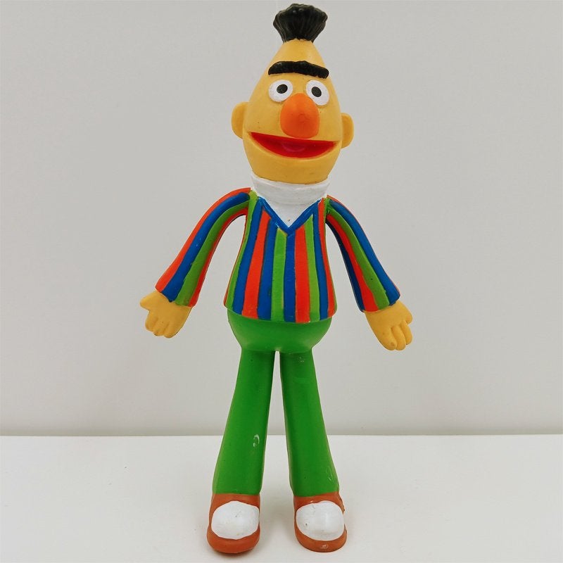 Sesamstraat Bert Applause Jaren 90, Verzamelen, Poppetjes en Figuurtjes, Ophalen of Verzenden, Zo goed als nieuw