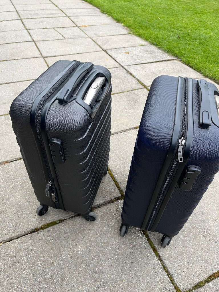 2 koffertjes, Ophalen, Gebruikt, 50 tot 60 cm, Hard kunststof