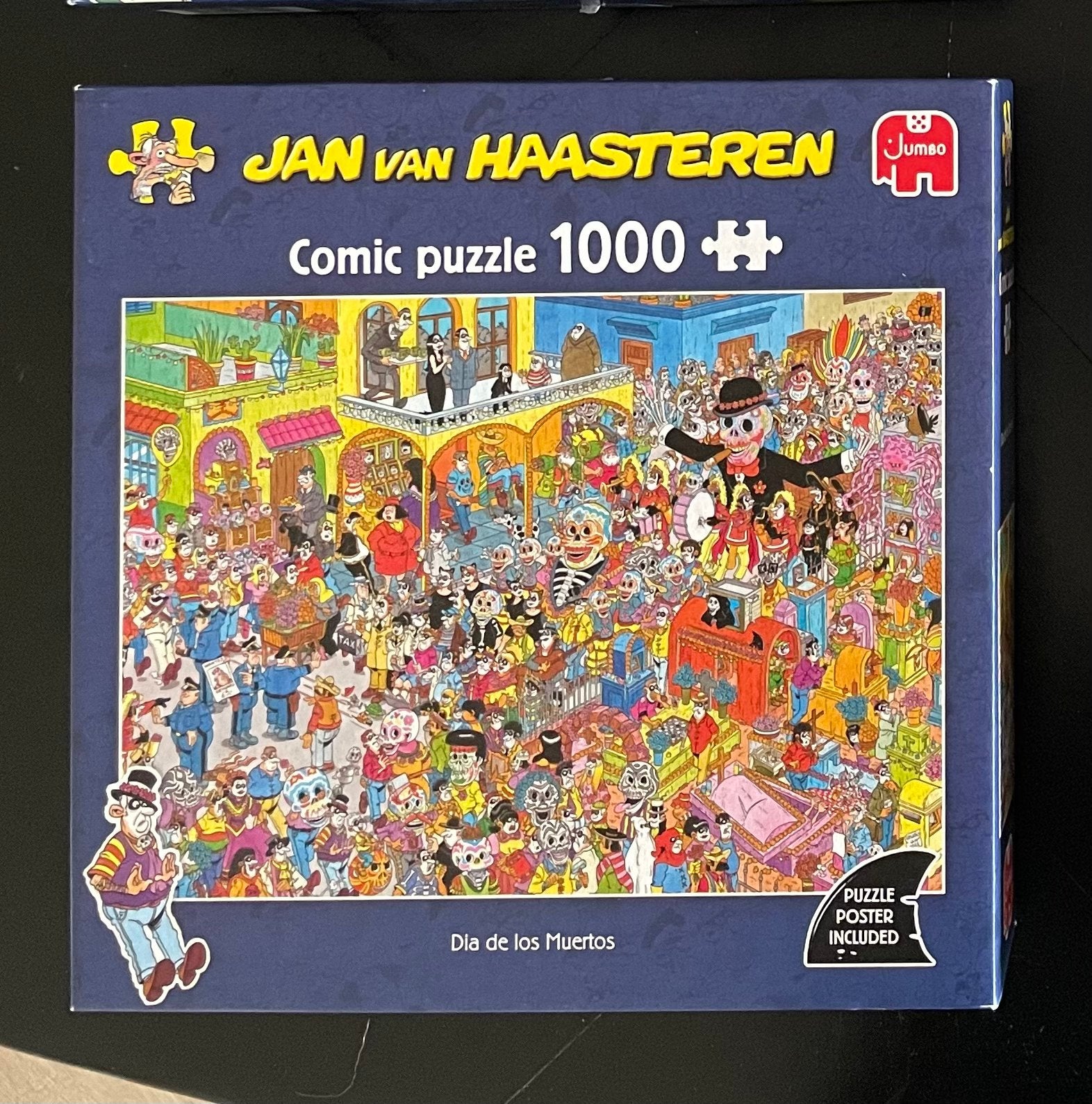 Jan van Haasteren dia de los muertos 1000 stukjes, Ophalen, 500 t/m 1500 stukjes, Zo goed als nieuw