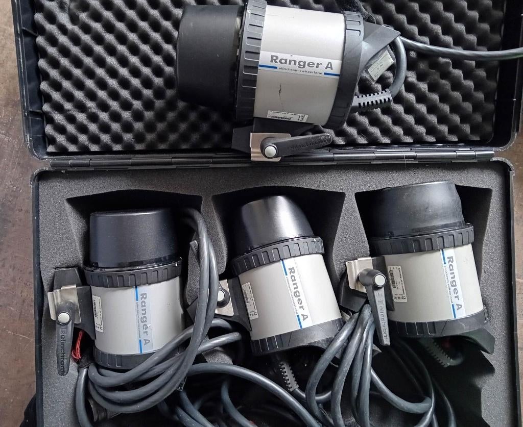 2 maal Elinchrom Ranger RX Speed en 1 Ranger RX Speed AS., Audio, Tv en Foto, Fotografie | Fotostudio en Toebehoren, Ophalen, Gebruikt