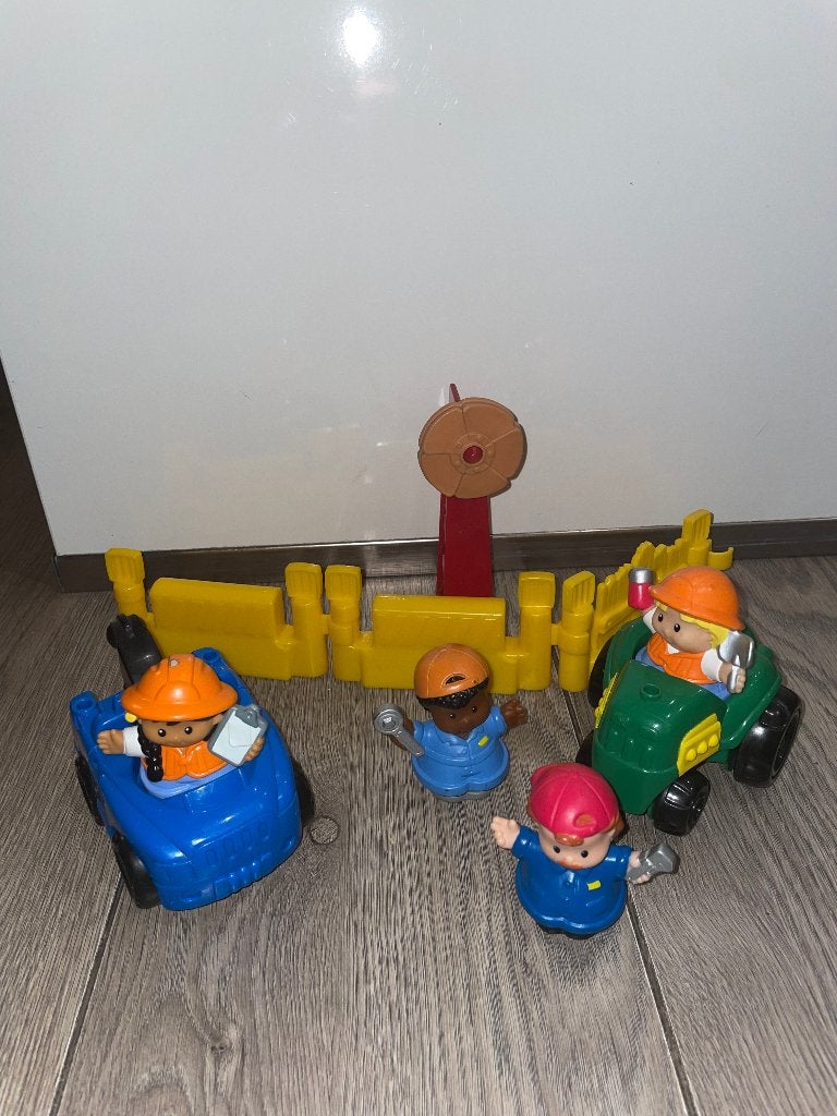 little people bouwplaats, Ophalen of Verzenden, Zo goed als nieuw, Speelset