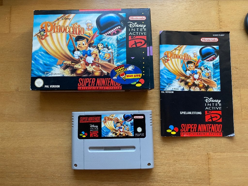 Pinokkio snes noe, Avontuur en Actie, 1 speler, Ophalen of Verzenden, Zo goed als nieuw