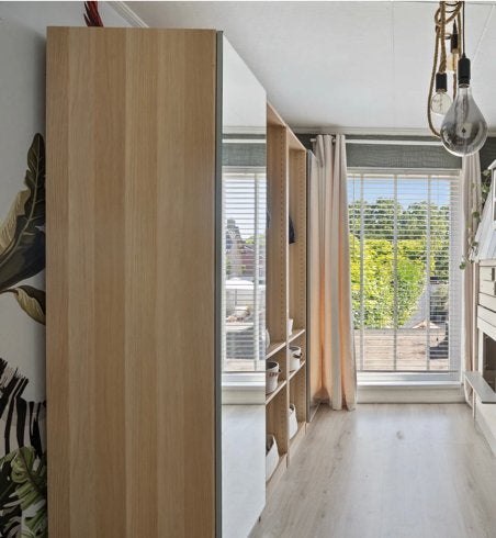Ikea pax kasten 200x201 met spiegeldeuren, Ophalen of Verzenden, Zo goed als nieuw, 50 tot 75 cm, 200 cm of meer