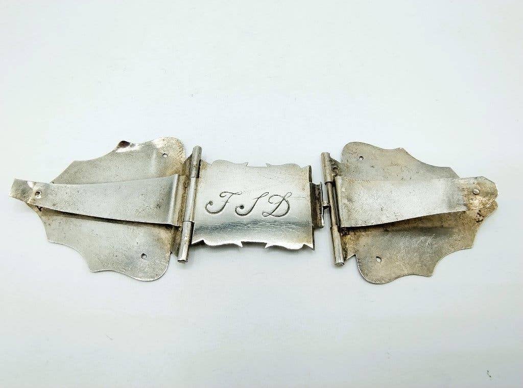Zilveren bijbelslot, ca. 1870, Verzenden, Zilver