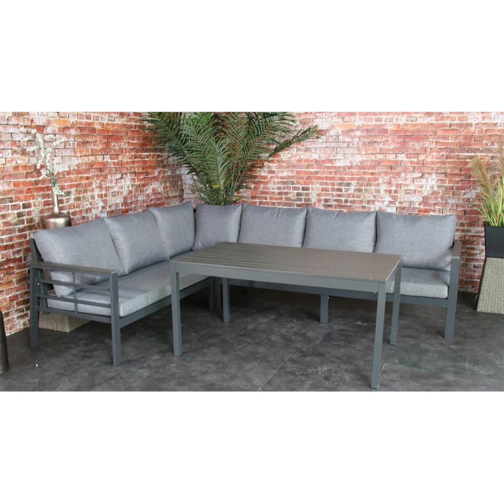 SenS-Line Lounge Brandon Aluminium Hoekloungeset | Antraciet, Ophalen of Verzenden, Nieuw