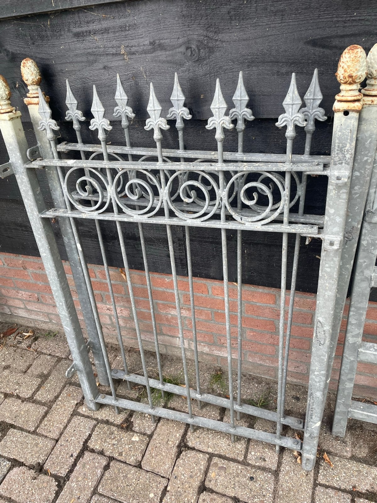 2x Hekwerk H 1.16 x B 0,82 - Sierhekwerk, Ophalen, Gebruikt, IJzer, Sierhekwerk