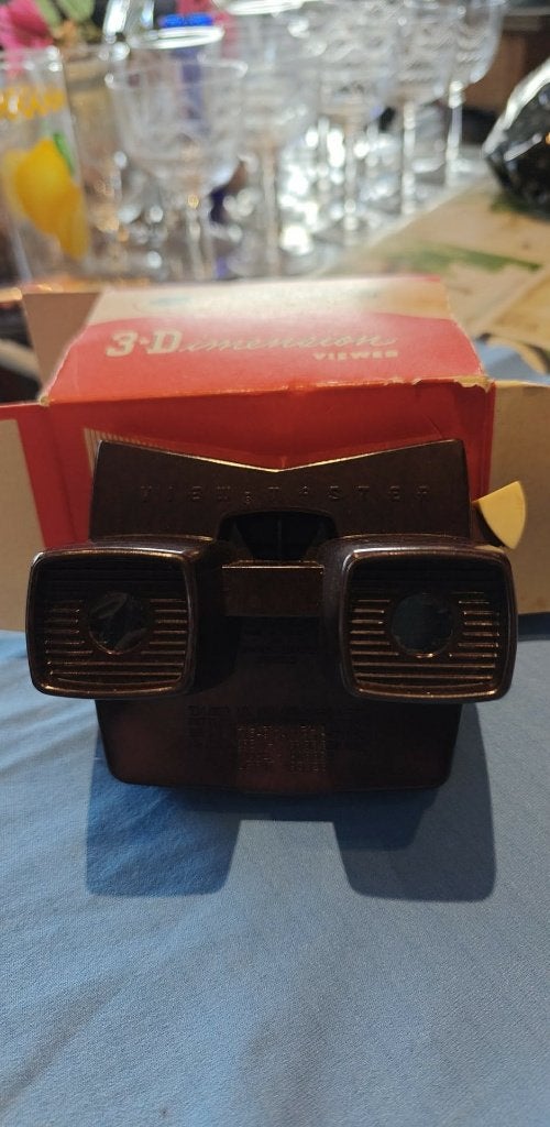 View-master  model E vintage 1958 - 1963 bruin, Verzamelen, Ophalen of Verzenden, 1960 tot 1980, Overige typen
