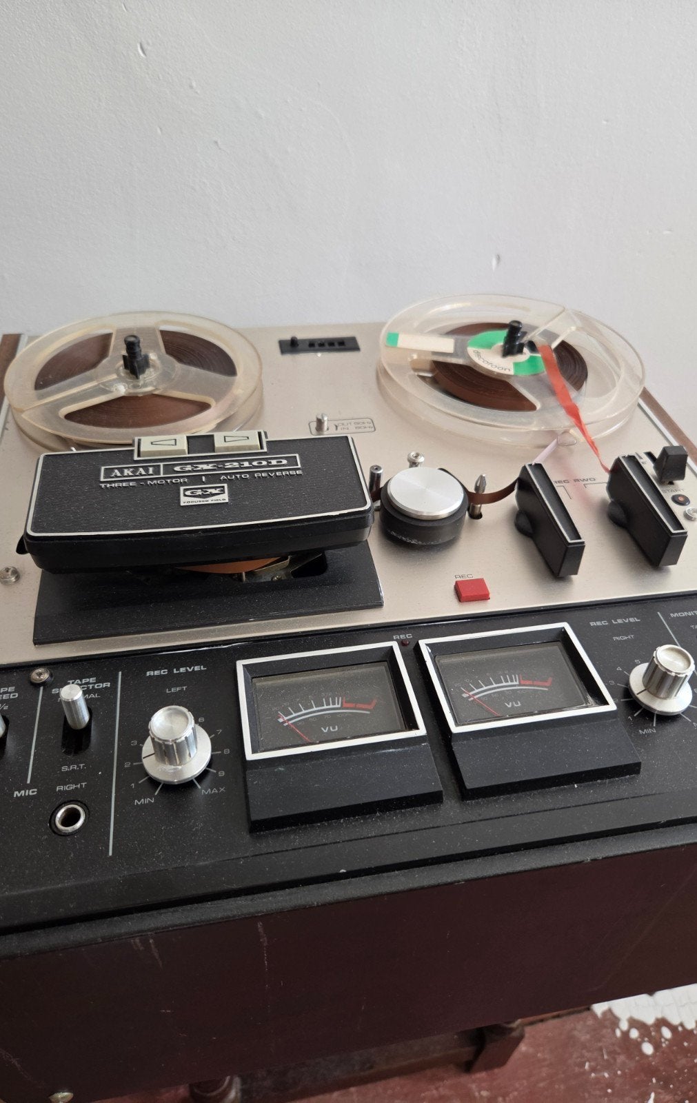 Akai GX-210D Bandrecorder - Vintage Reel-to-Reel, Audio, Tv en Foto, Ophalen of Verzenden, Bandrecorder, Met banden