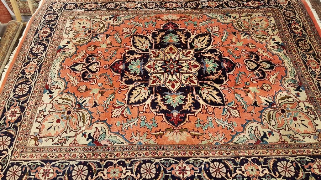Perzisch tapijt Heriz 317 x242/Wandkleed/Kelim/Oosters/Loper, Www.simatapijten.nl, 200 cm of meer, Ophalen of Verzenden, 200 cm of meer