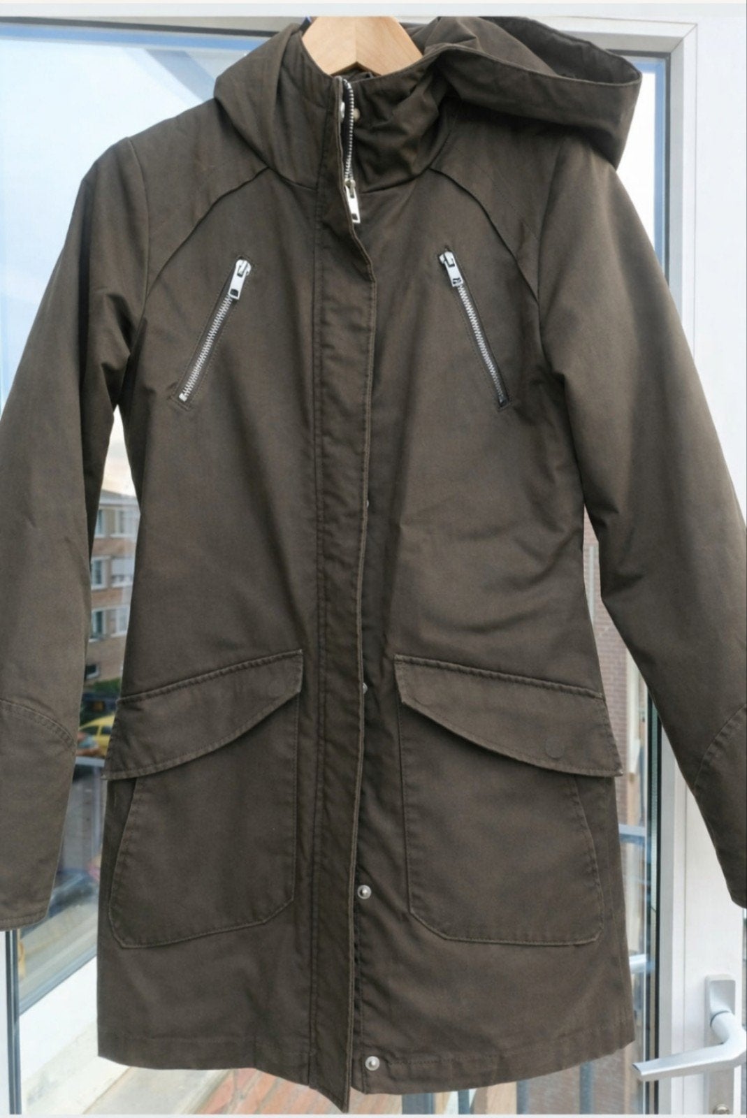 Winterjas van Elvine, Kleding | Dames, Jassen | Winter, Ophalen of Verzenden, Zo goed als nieuw, Maat 34 (XS) of kleiner, Groen
