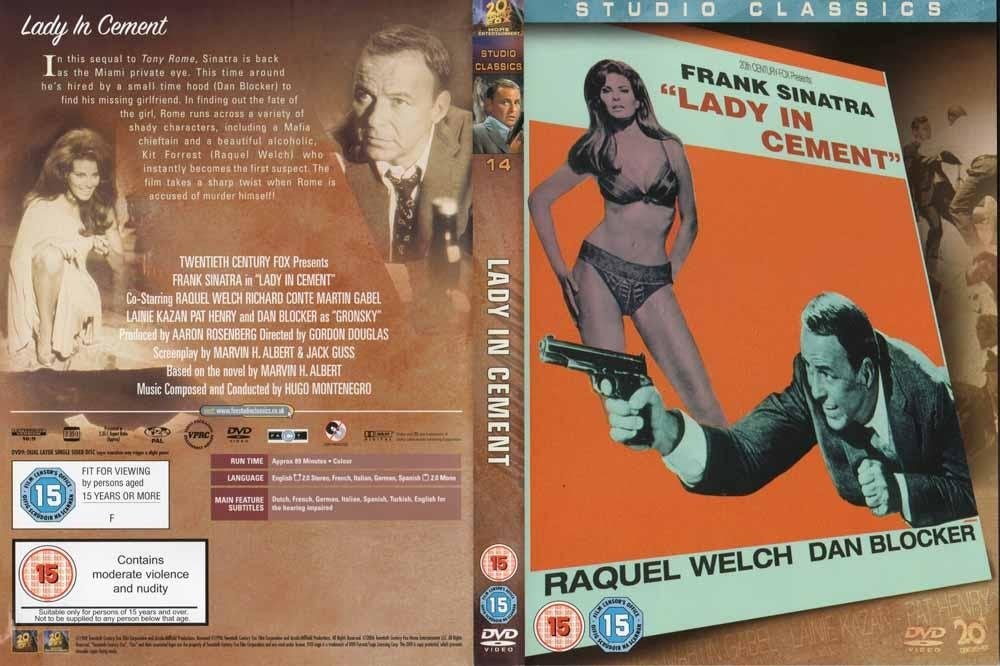 Lady in Cement 1968 DVD met Frank Sinatra, Raquel Welch, Alle leeftijden, Ophalen of Verzenden, Zo goed als nieuw, Komedie