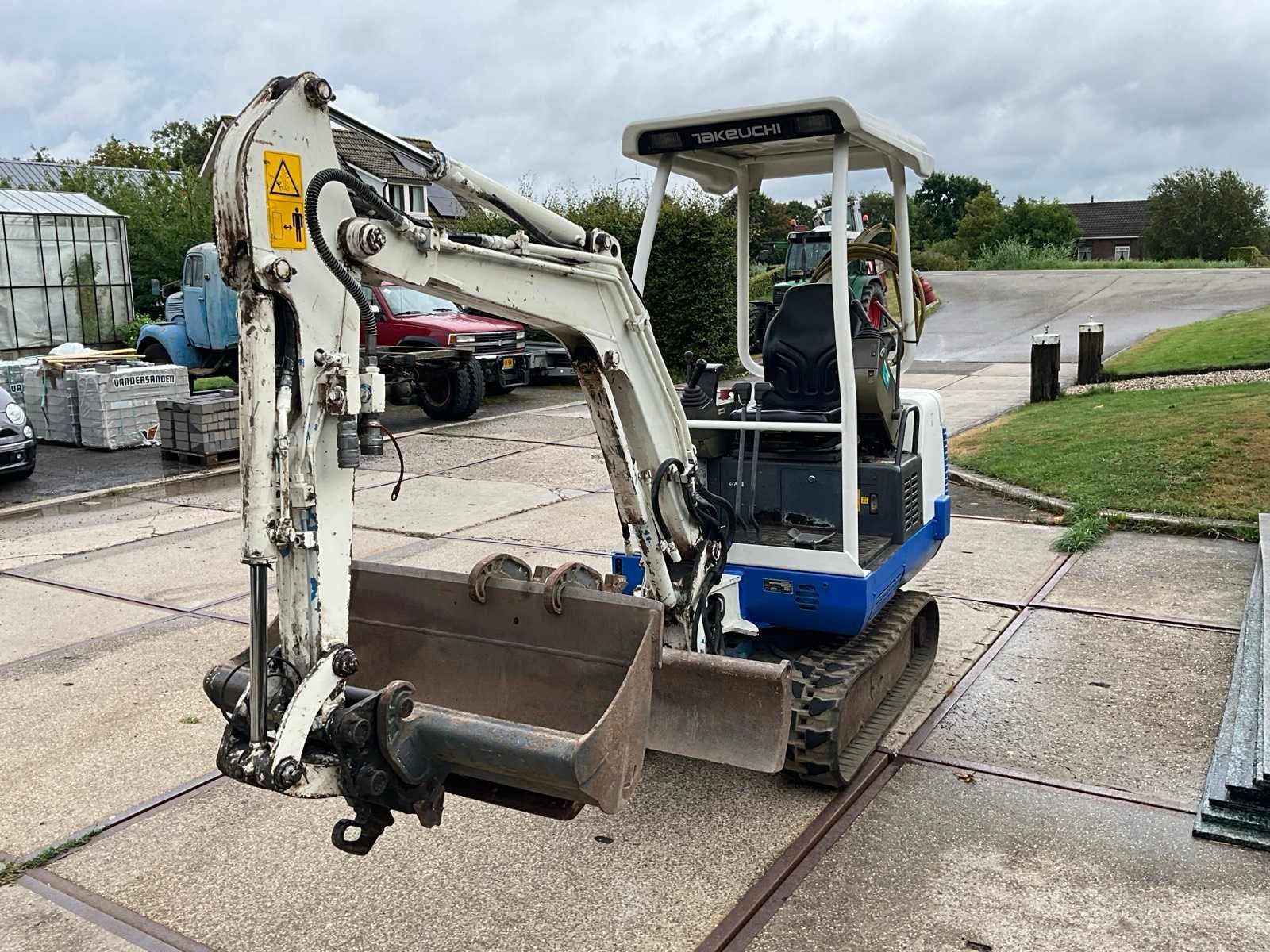 2012 Takeuchi TB 016 Rupsgraafmachine, Zakelijke goederen, Graafmachine