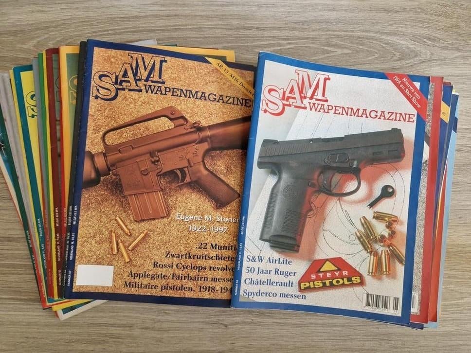 SAM Wapenmagazine - 30 delen (68 t/m 98, behalve 73), Ophalen of Verzenden, Gelezen, Overige typen