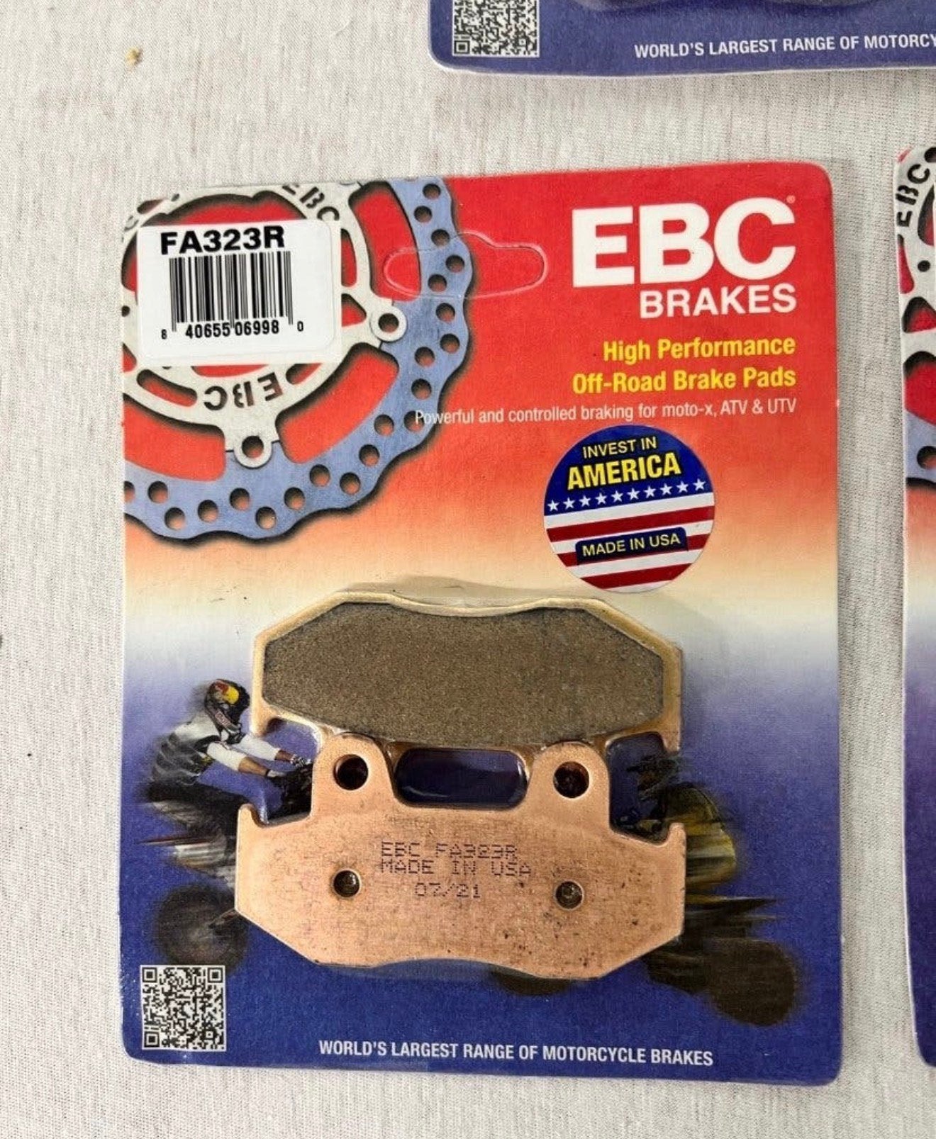 3x remblok set motor remblokken set EBC FA323R FA165R FA135R, Ophalen of Verzenden, P, P, P
