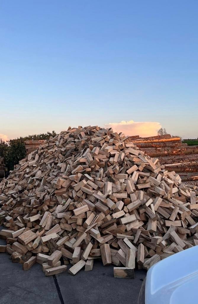 gekloofd Essen brandhout, 6 m³ of meer, Ophalen of Verzenden, Overige houtsoorten, Blokken