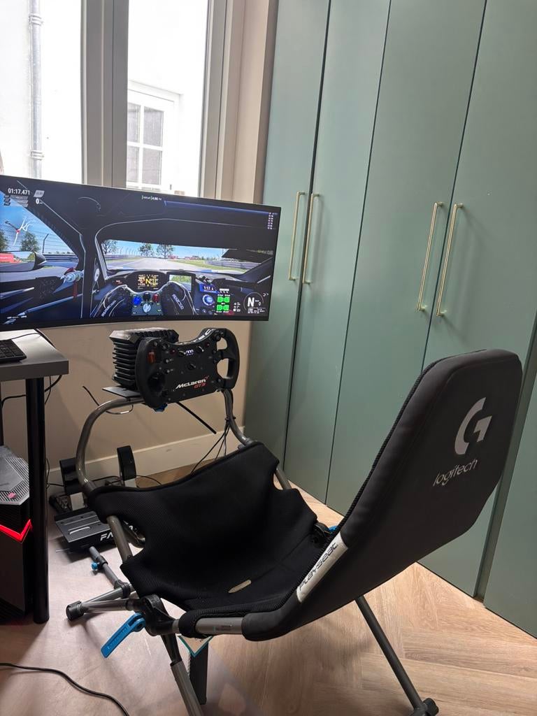 Fanatec CSL DD 8nm + McLaren GT3 V2 + Playseat Challenge X, Ophalen of Verzenden, Zo goed als nieuw, Playseat of Racestoel