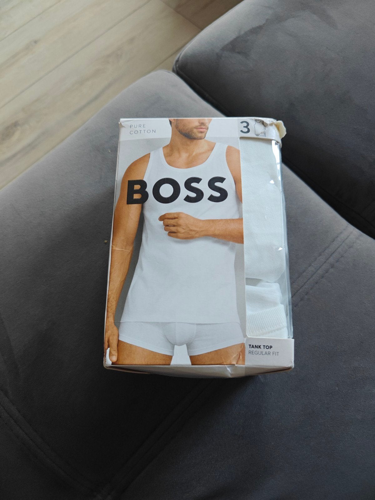 BOSS Tanktop - Set van 3 - Wit - Maat M, Ophalen of Verzenden, Wit, BOSS, Hemd