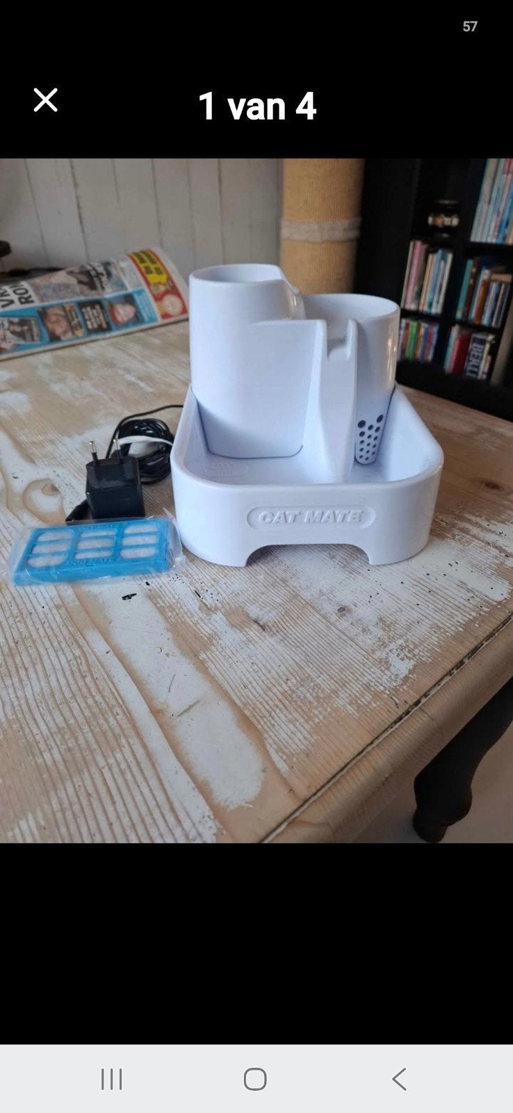 aangeboden drinkfontein kat of hond, Ophalen of Verzenden, Zo goed als nieuw