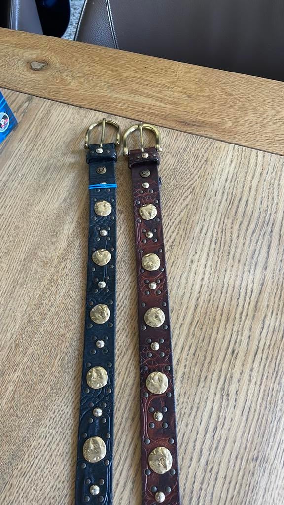 Riemen merk b.belt 105 cm., Overige kleuren, Echt leder, Ophalen of Verzenden, Zo goed als nieuw