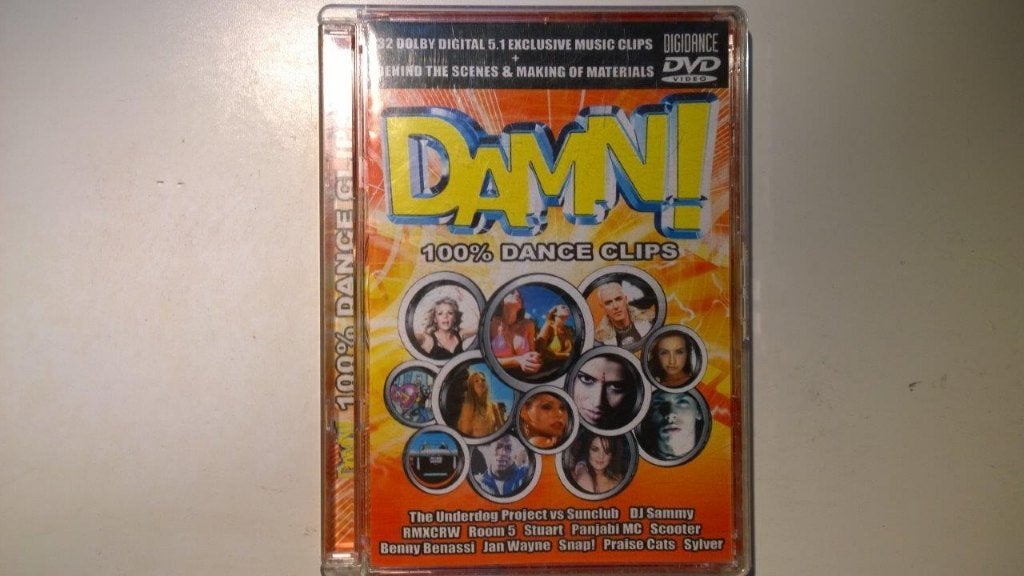 Damn! 100% Dance Clips (DVD), Cd's en Dvd's, Dvd's | Muziek en Concerten, Alle leeftijden, Ophalen of Verzenden, Zo goed als nieuw