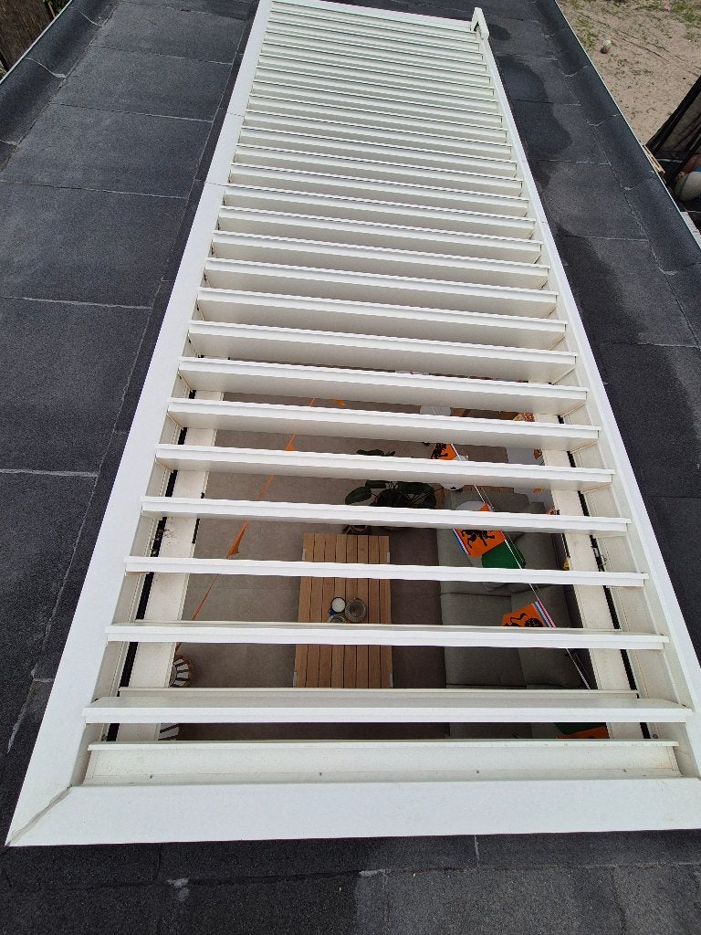 Renson Lamellendak 600cmx200cm, Ophalen, Zo goed als nieuw, Veranda