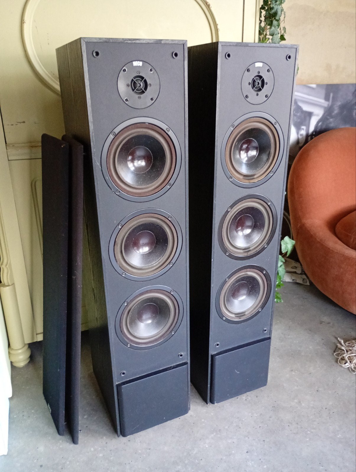 Heco speakers 1221 140 - opknappers, Stereo speakers, Gebruikt, Ophalen, 150 watt of meer