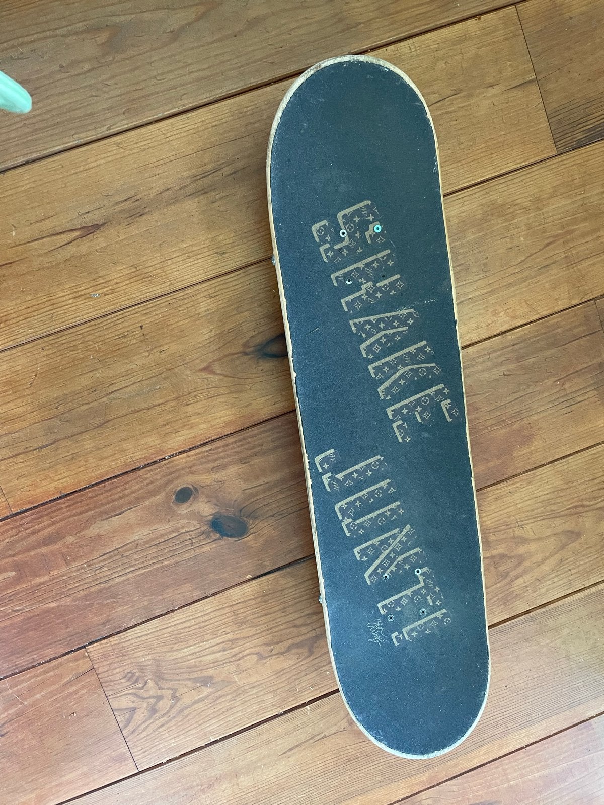 Gebruikt skateboard met uniek design, Ophalen of Verzenden, Gebruikt, Skateboard