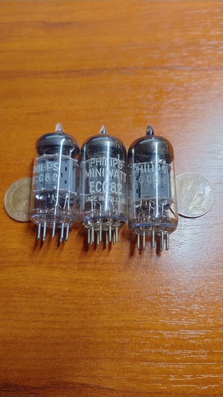 3x Philips Miniwatt ECC82 / 12AU7 Radiobuizen / Audiobuizen, Ophalen of Verzenden