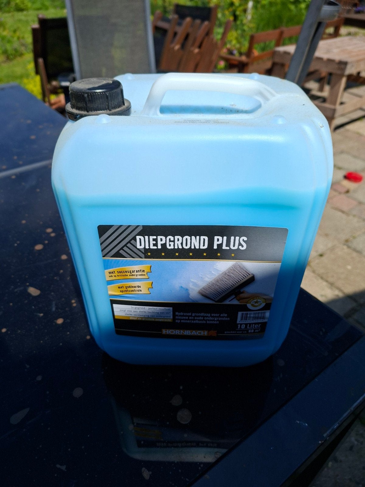 Diepgrond plus 10 liter, Doe-het-zelf en Verbouw, Ophalen, Nieuw, Wit