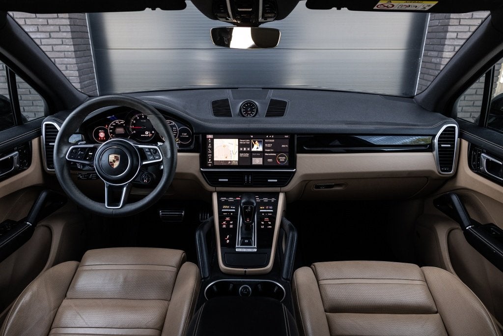 Porsche Cayenne 2.9 S | 4WS | Pano | 360 Cam | Trekhaak | Lu, Auto's, Gebruikt, 138 €/maand, Zwart, Bedrijf