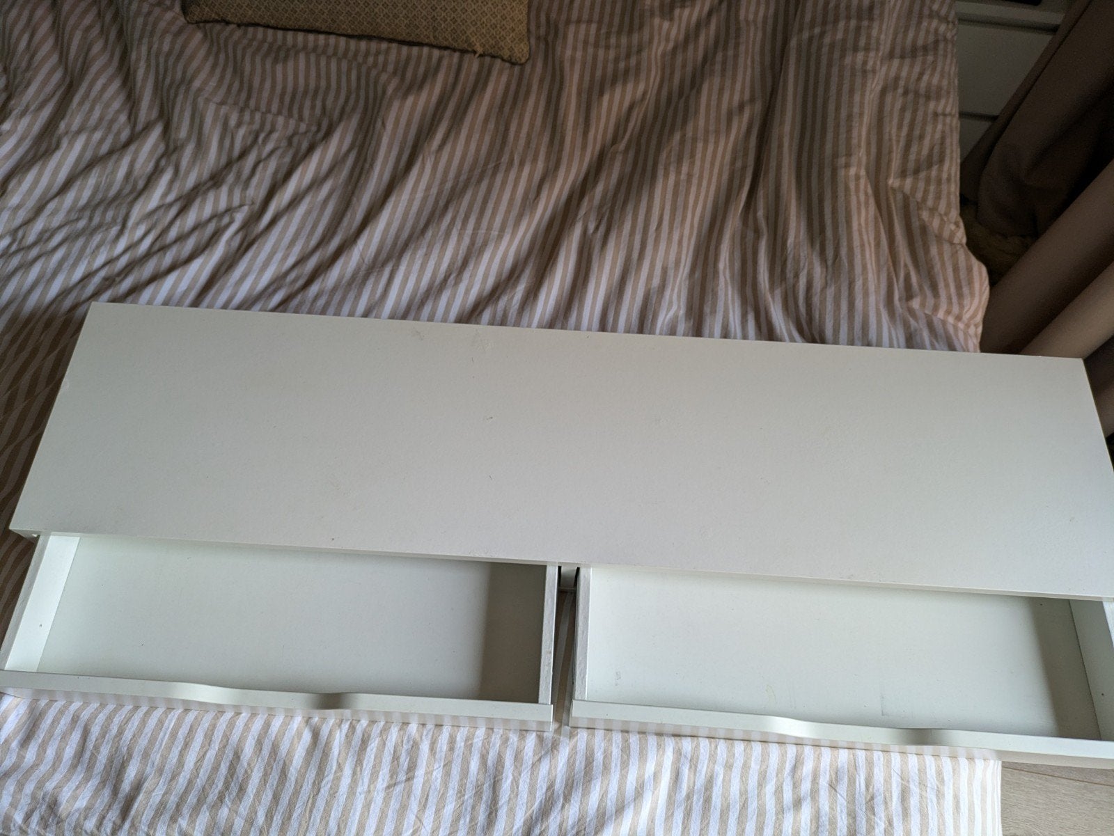 IKEA EKBY ALEX Ladekastje / Wandplank wit, Ophalen, Gebruikt, 100 tot 150 cm, Modern, Scandinavisch