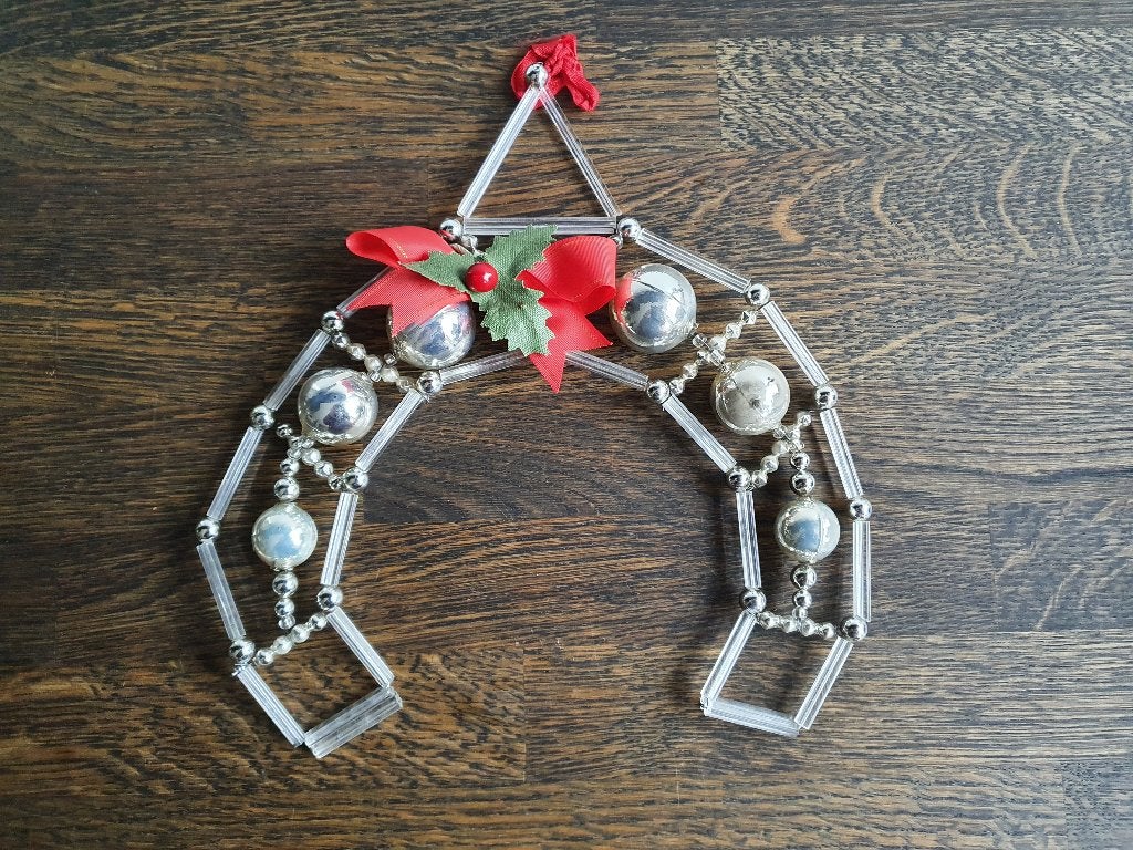 Vintage ornament zilver Gablonzer, Diversen, Kerst, *, Gebruikt, *, Ophalen of Verzenden