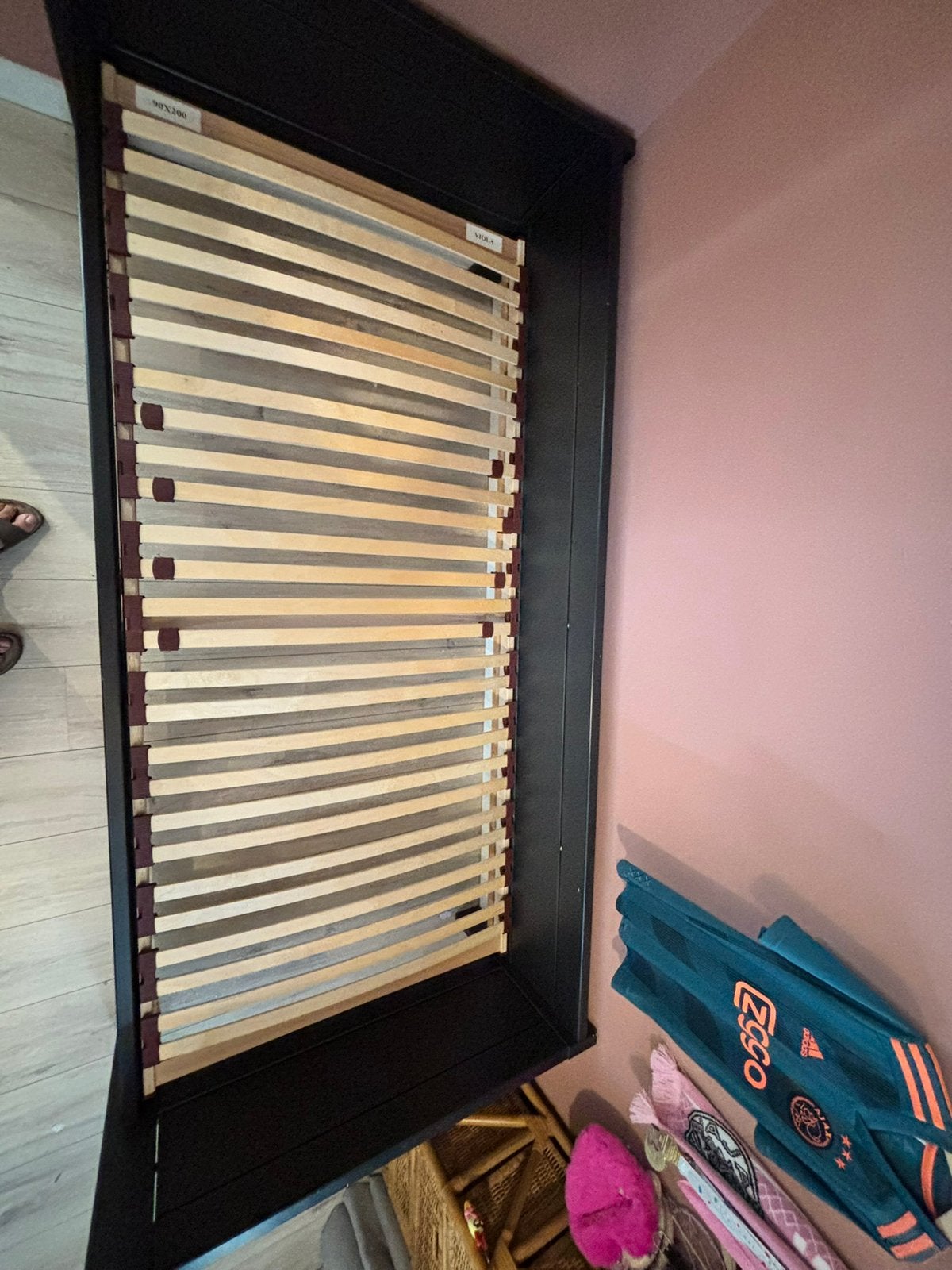 Lattenbodem 90x200, Ophalen, Zo goed als nieuw, Eenpersoons, 90 cm
